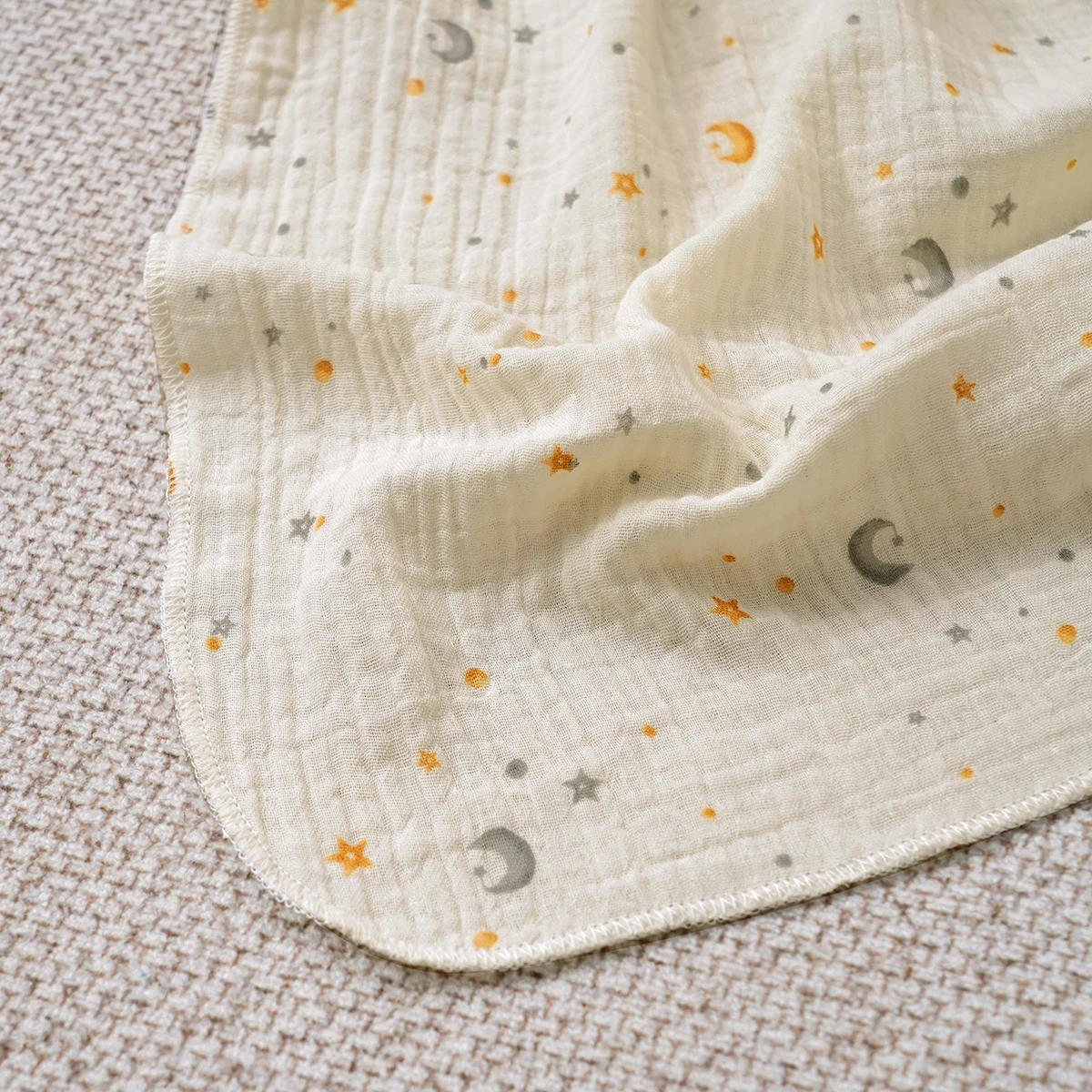 جديد 100% القطن تنفس الوليد التفاف الطفل الشاش قماط بطانية الرضع منشفة استحمام حجم 80x80 سنتيمتر #2