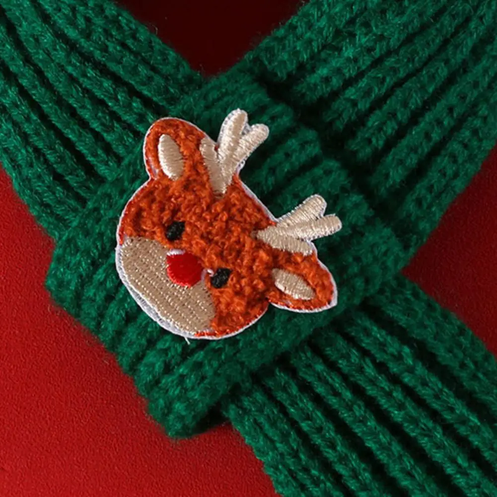 snowman-pet-hat-2pcs-pet-christmas-hat-scarf-set-adjustable-santa-hat-with-white-pompom-knitted-cat-dog-scarf-for-small-pets