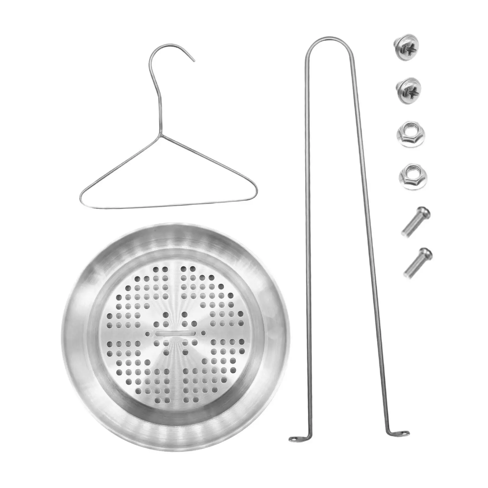 Soporte para freidora de pavo de acero inoxidable, accesorio para freidora de pavo, soporte para pavo de ganso, soporte para asar pavo para fiesta de acampada, barbacoa y Picnic