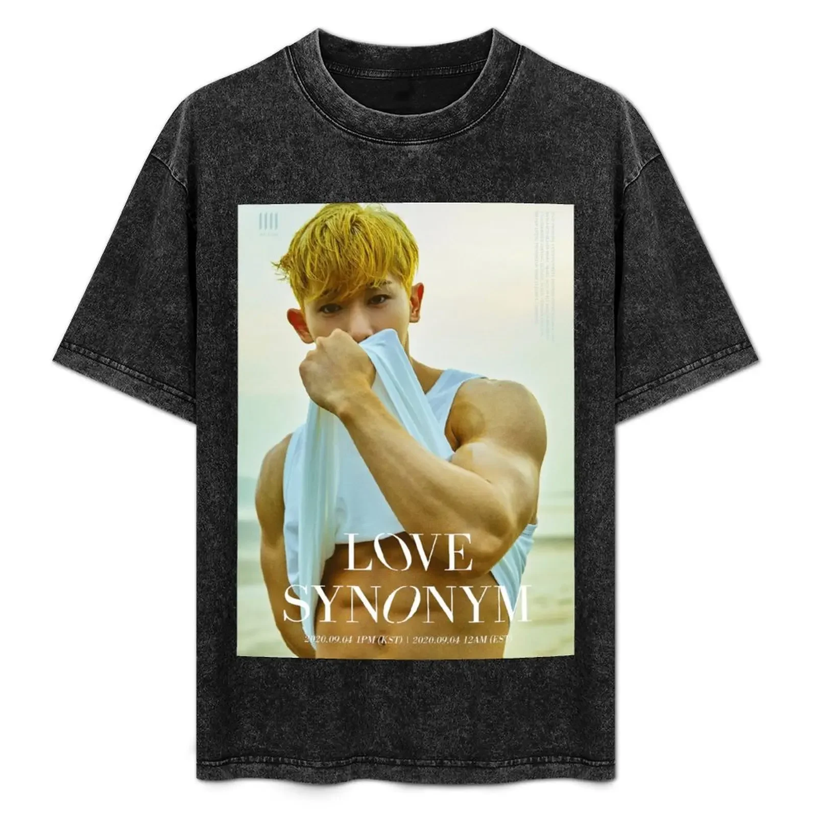 

WONHO OPEN MIND T-Shirt Graphic Print Short Sleeve T-Shirt
