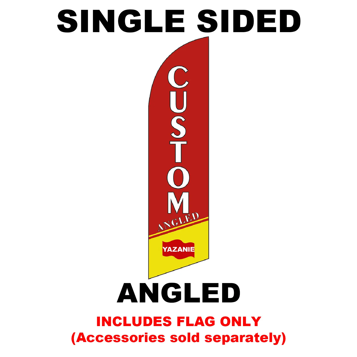 YAZANIE Benutzerdefinierte Swooper Strand Feder Flagge einzelne doppelseitig bedruckte personalisierte Outdoor Business Teardrop Werbung Event Flagge 7