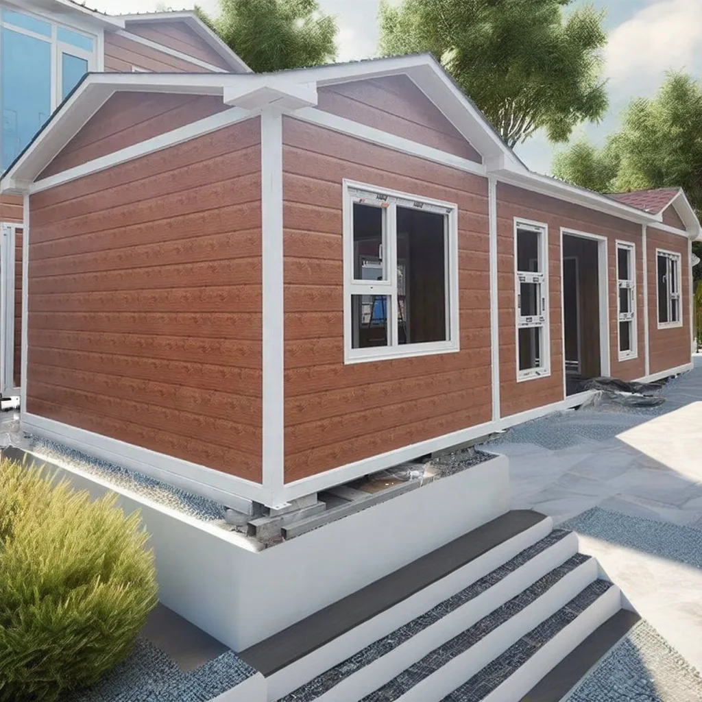 20ft 40ft Expandable Folding Container House 2 Wings Expandable Prefab House for Hotel Office Living