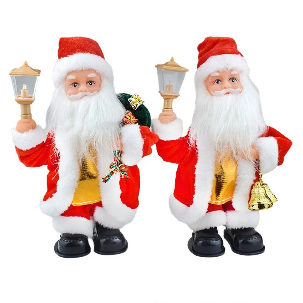 

Holding Lantern Santa Claus 2025 Christmas Electronic Dancing Santa Toy Festival Ornament Children Gifts Merry Christmas AC257