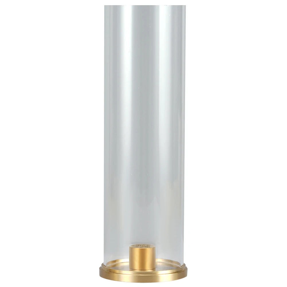 

Incense Burner Set Acrylic Base Smokeless Tube 2cm High Droplet Home Decor Stress Relief Relaxation Aid Censer Decors Brass