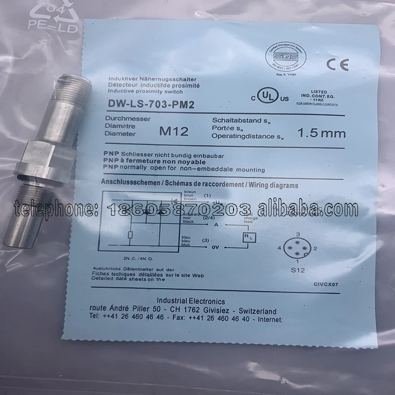 New Proximity Switch Sensor in Stock DW-AV-501-P20-276 One-year Warranty High Quality Seller