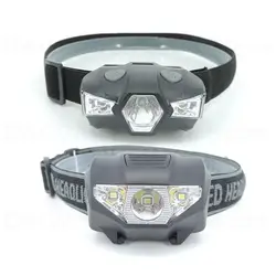 3-Led Headlamp Headlight Head Torch Light  red white bright Frontal samll flashlight Lampe hiking Camping powerful U26