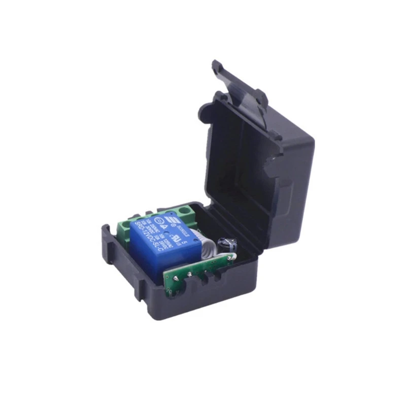 12V 1CH 433Mhz RF Módulo Relé Inalámbrico Interruptor Control Remoto para Transmisión Inteligente