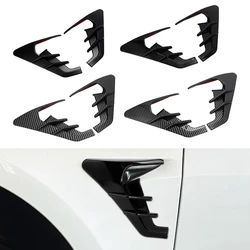 For Tesla Model 3 Y 2021 2022 2023 Car Side Camera Flanks Covers Spoiler Decorative Protector Guards Carbon Fiber Accessories