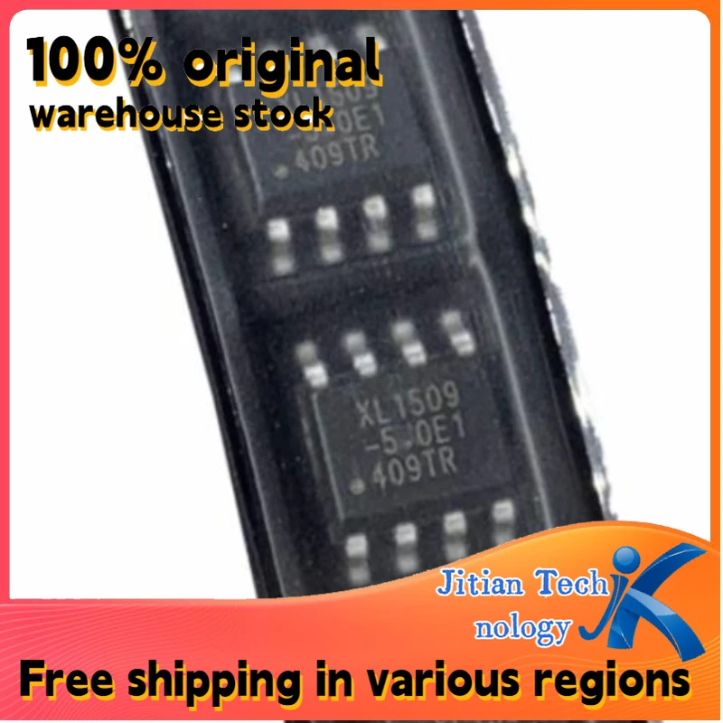 100%Original New in Stock 20PCS XL1509-5.0E1 SOP-8 Voltage regulator IC chip Channel direct sales