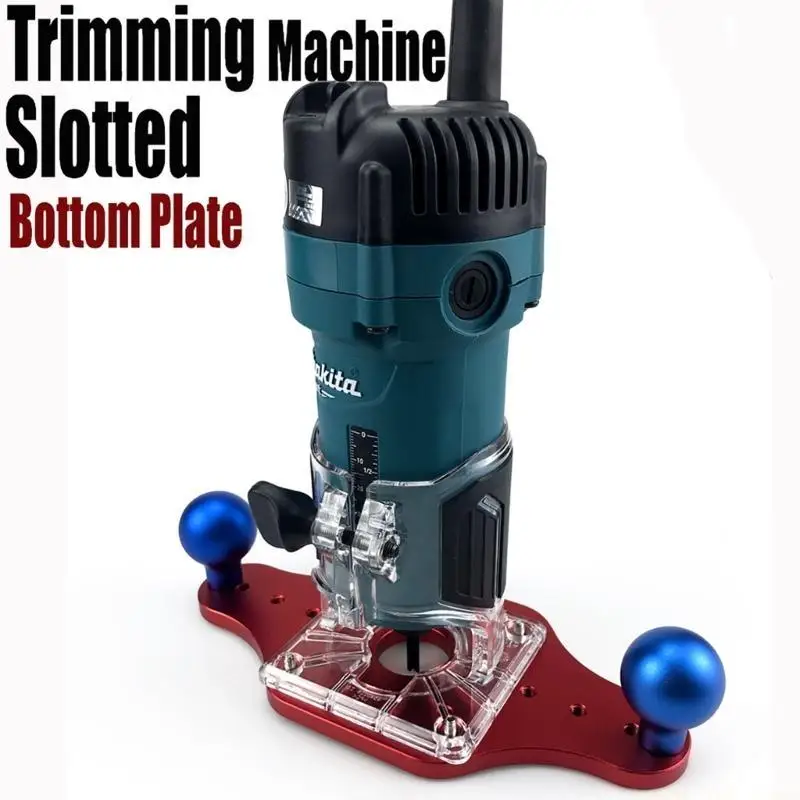A2BE Aluminum Alloy Woodworking Router Table Insert Plate, Easy to Install and Use