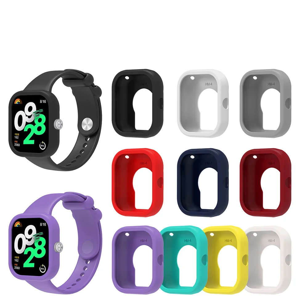 Watchband For Redmi Watch 4 Band Case Frame Wrist Strap Silicone Wristband For XiaomiRedmi Watch4 Bracelet Correa Accessories image 3