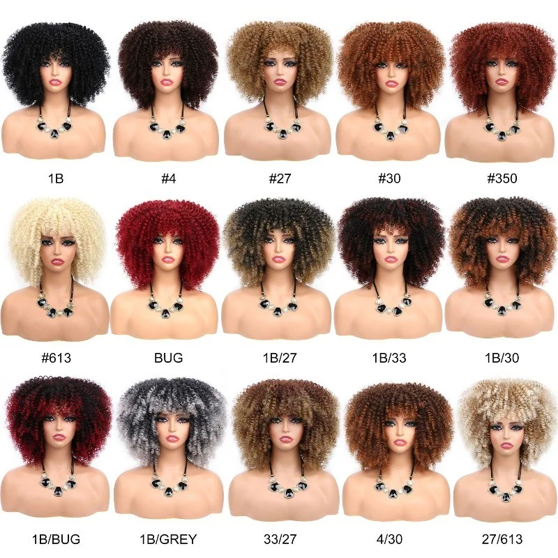 

Женский короткий волнистый вьющийся женский пушистый бордовый парик из волос