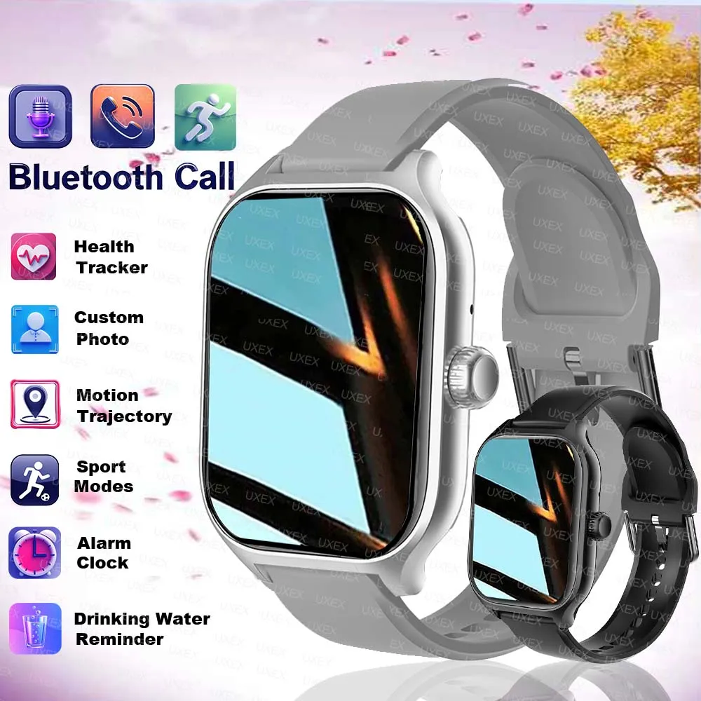 

Sports Bluetooth Call Watches For Android IOS Watch Display Health Tracker Sport Mode Watch Men Christmas Gift Women Diy Faces