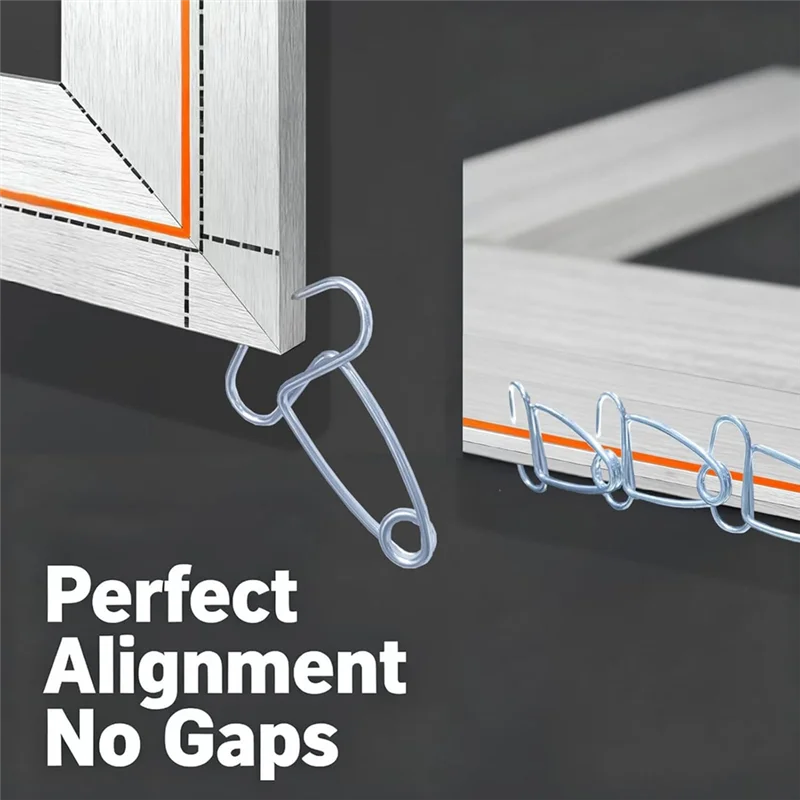 ELEG-verstekveertangset met 1 verstekveertang, 10 verstekklemmen, perfect voor frames, verstekverbindingen van composietmateriaal