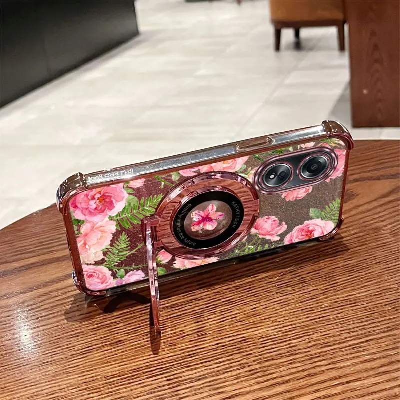 محظوظ بريق رومانسية روز حامل هاتف الحال بالنسبة ممن لهم A38 A36 A76 A58 A57 A74 A78 A5 A7 2020 A79 A95 A60 A18 A53 A17 A16 4G 5G #2