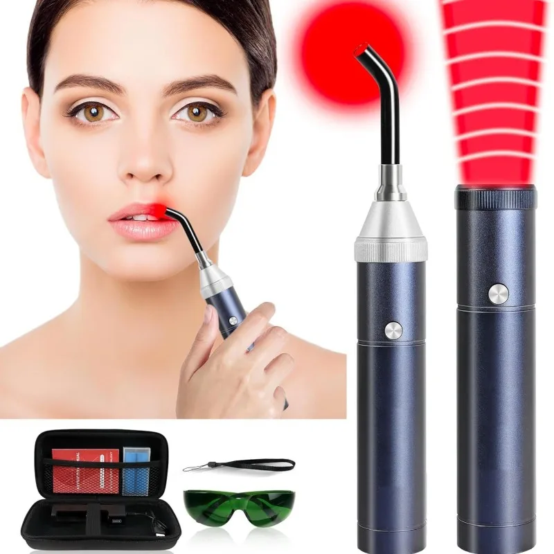 الضوء الأحمر مصباح يدوي دليل العمود الأشعة تحت الحمراء فحص الفم LED معدات الإضاءة 850nm باليد العلاج الطبيعي المساعد