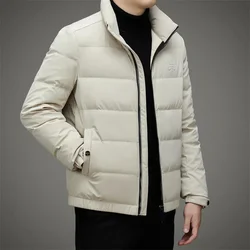 COZOK Designer Clothes Men Ultralight Down Jacket Stand Collar Padded Lightweight Jackets Duck Male Padding Winter Coat