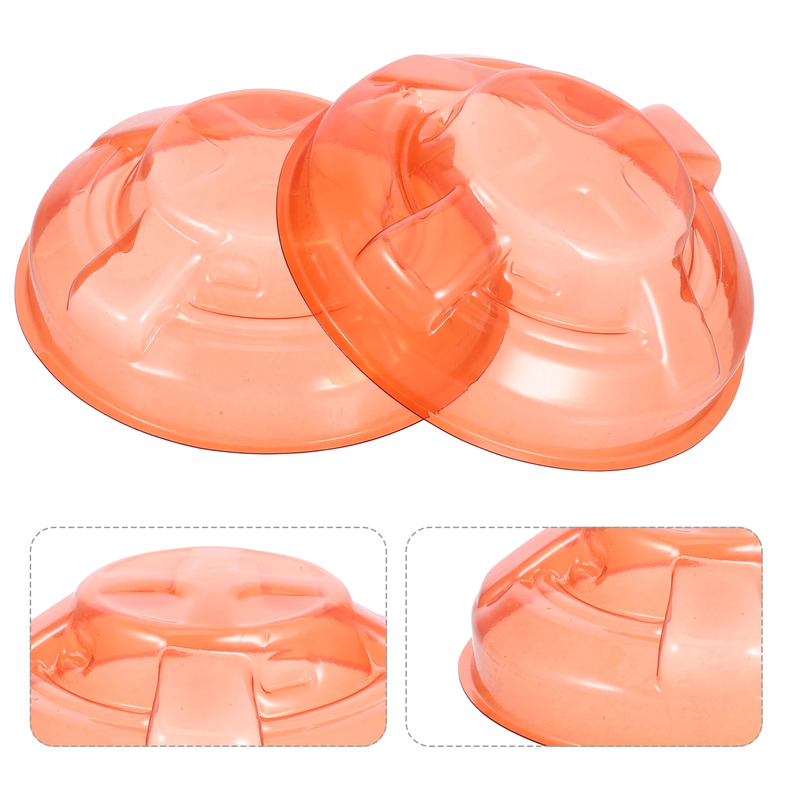 2 Pcs Smoke Protective Cover Alarm Cap Dust for Abs Paint Kitchen Protector