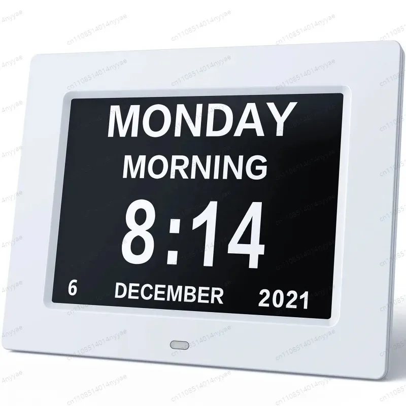 Large Display Digital Clock for Seniors - Big Numbers, High Clarity, Easy-to-Read for Bedroom/Living Room