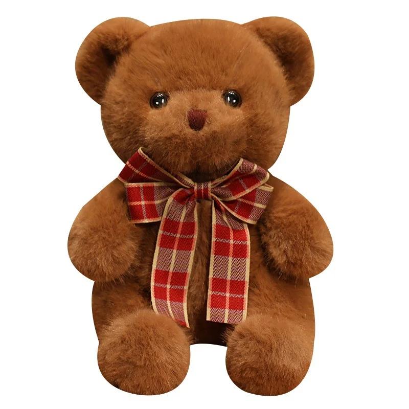 ตุ๊กตาหมีนั่งพร้อมชุดถอดได้ น่ารัก ท่าทางนั่งสบาย ของขวัญสำหรับเด็ก ตุ๊กตาขนนุ่มพร้อมชุดสวมใส่