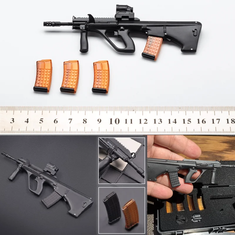 

1/6 Scale Model GENERAL GA-003 A3USA Automatic Assault Rifle Clips With Box PVC Material For 12 Inch Action Figure Body Toys Fan