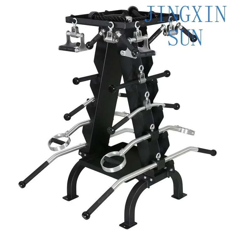 Fitness Handle Storage Rack for Pull-Down Handle Lever Gym Equipment Organizer Special Shaped Weight Training Accessory