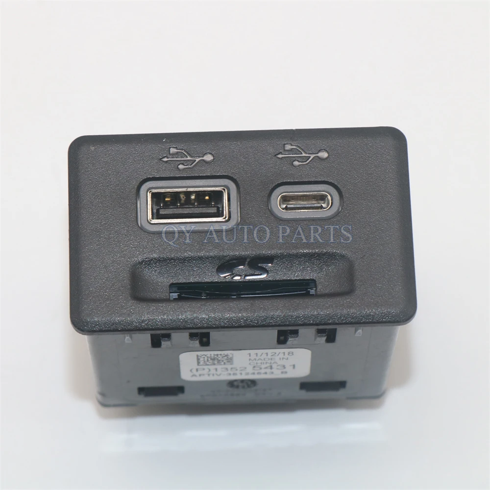 

13525431 13529869 Разъем USB-C SD-карты для Chevrolet Blazer Silverado 1500 Cadillac CT6 XT4 XTS GMC Acadia Sierra