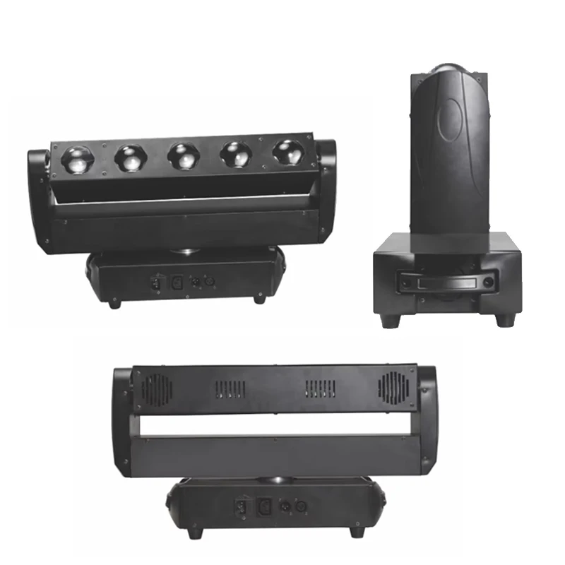 Factory Sales 5*40w RGBW 4-in-1 Led Moving Head Roatting Beam Washer Light Disco Culb Sharpy Beam Effect Dj Wedding Music Bar