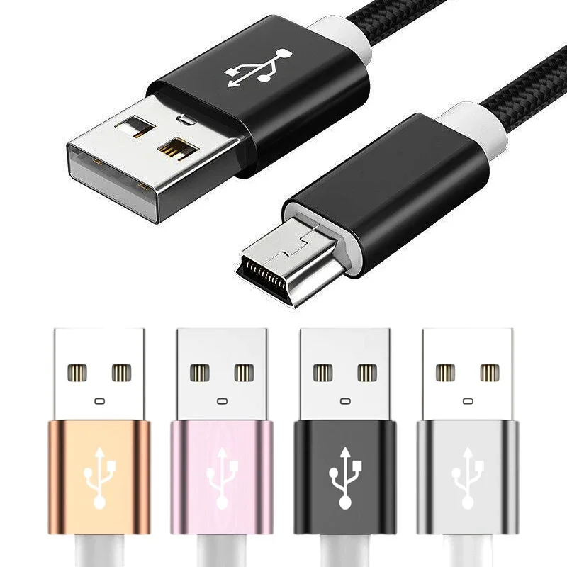 3 M Mini USB 5 pin kabel USB do USB szybki ładowarka danych krótki kabel dla MP3 MP4 odtwarzacz wideorejestrator samochodowy GPS aparat cyfrowy HDD