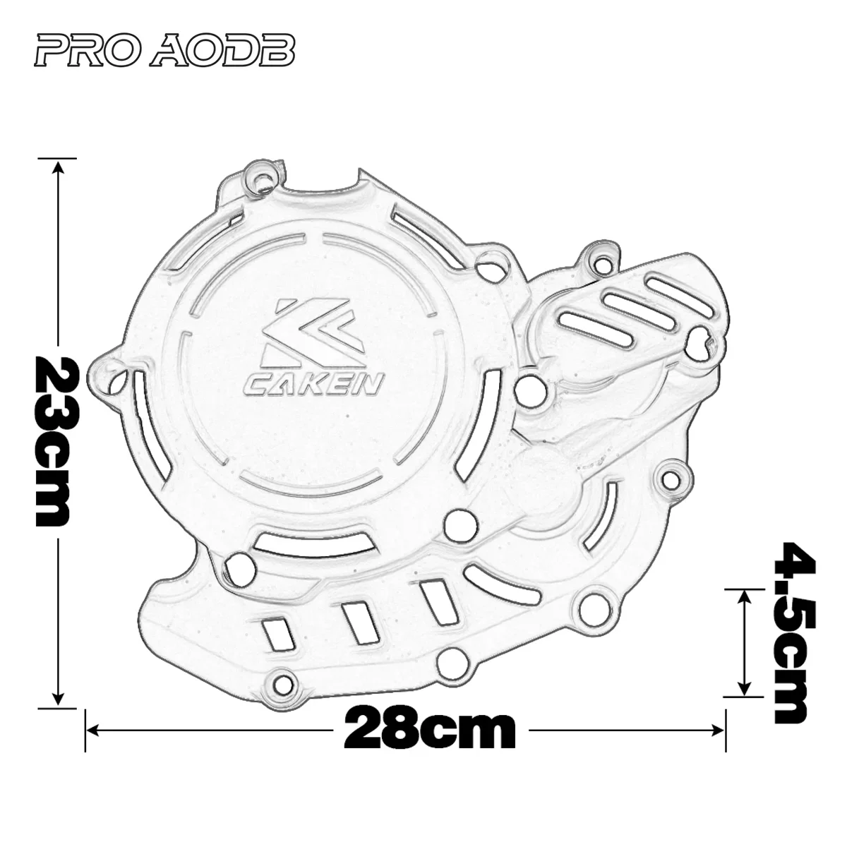 สําหรับ Husqvarna 2024 FC450 FE450 FE501 FC FE 450 501 เครื่องยนต์คลัทช์ฝาครอบปั๊มน้ําจุดระเบิดสําหรับ KTM EXCF SXF XCF