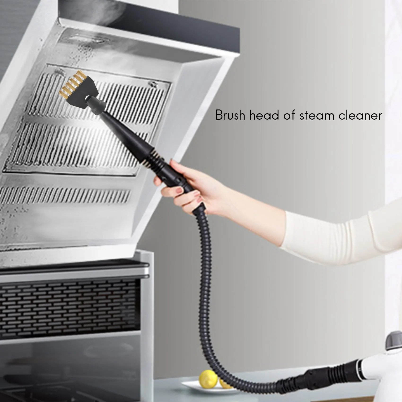 BHBL For SC1 SC2 SC3 SC4 Flat Copper Brush Cleaning Brush for Steam Cleaner Attachment Adapter Home Cleaning Nozzle