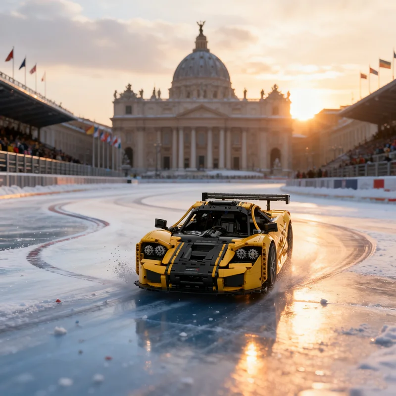 

3473 шт. MOC McLarenesd GTRs Техническая модель Строительные блоки Архитектура Сборка игрушки DIY креативный детский рождественский подарок на день рождения