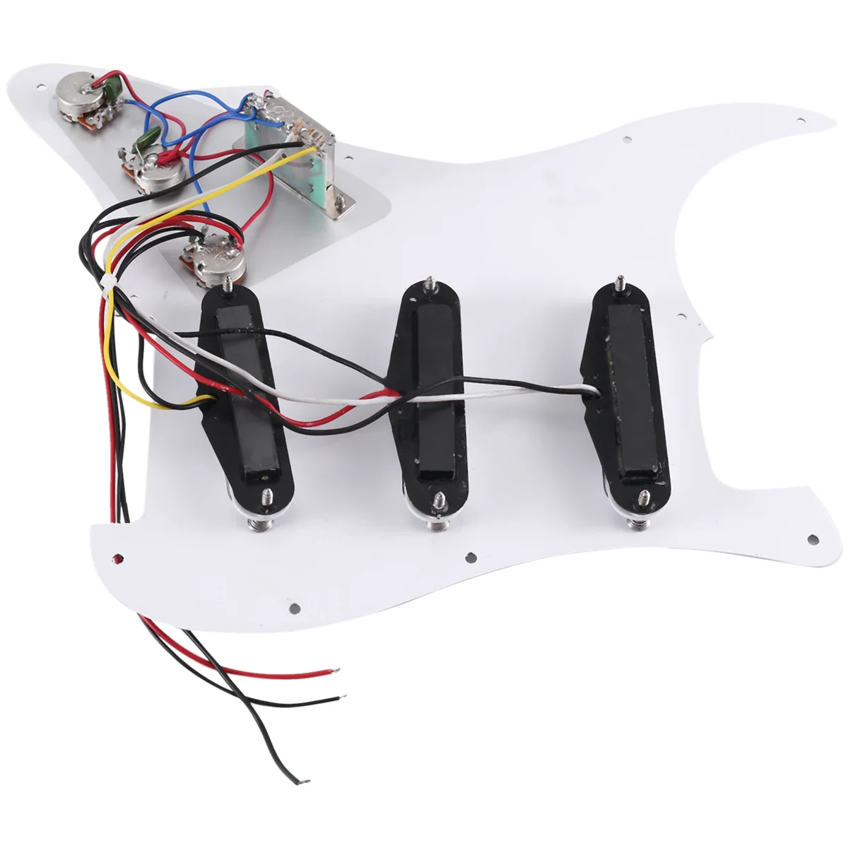 Single Coil Pickup SSS Electric Prewired Pickguard for ST SQ Guitar