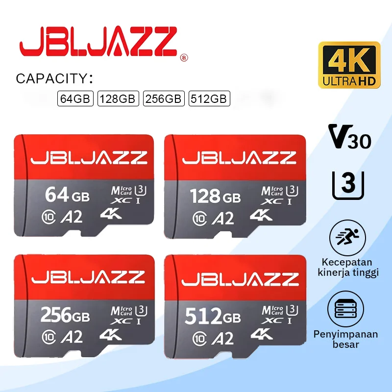 Cartão micro sd a2 classe 10, 64gb, 128gb, 256gb, alta velocidade, super compatibilidade, cartão de memória para câmera de telefone, para câmera switch