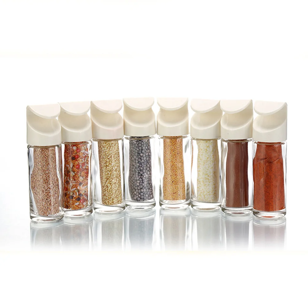 

1Set 360 Degree Rotating 9-in-1 Spice Shaker Set Kitchen Seasoning Bottles Cruets Salt Pepper Sugar Rotating Cruets