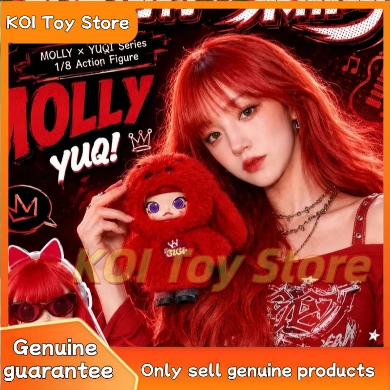 NEW Genuine POP MART Molly × Yuqi Series 1/8 Series Action Figure