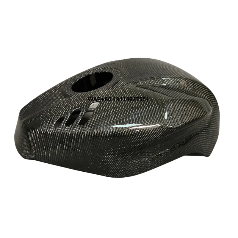 100% Real Carbon Fiber Tank Cover Motorcycle Front Full Tank Cover for QJmotor SRK600