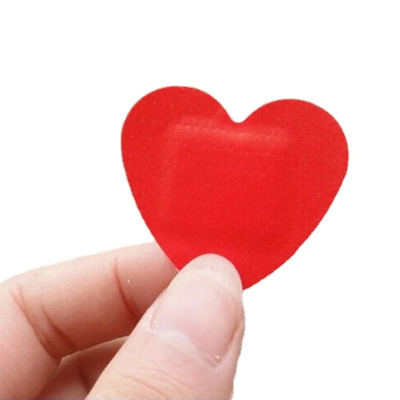 10pcs/set Heart Shape Red Band Aid Plaster for First Aid Skin Patch Women Girls Adhesive Bandages Woundplast