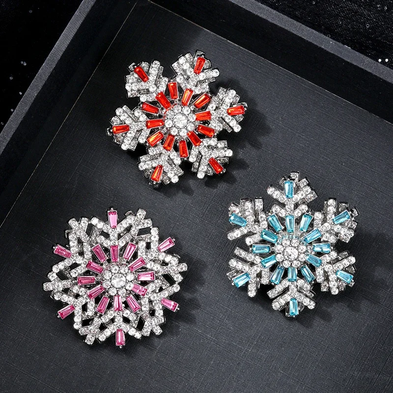 Creative หมุนเกล็ดหิมะเข็มกลัด Super สวยสามมิติ Corsage ผู้หญิง Blazer Pin อุปกรณ์เสริมสําหรับสตรีและผู้ชาย