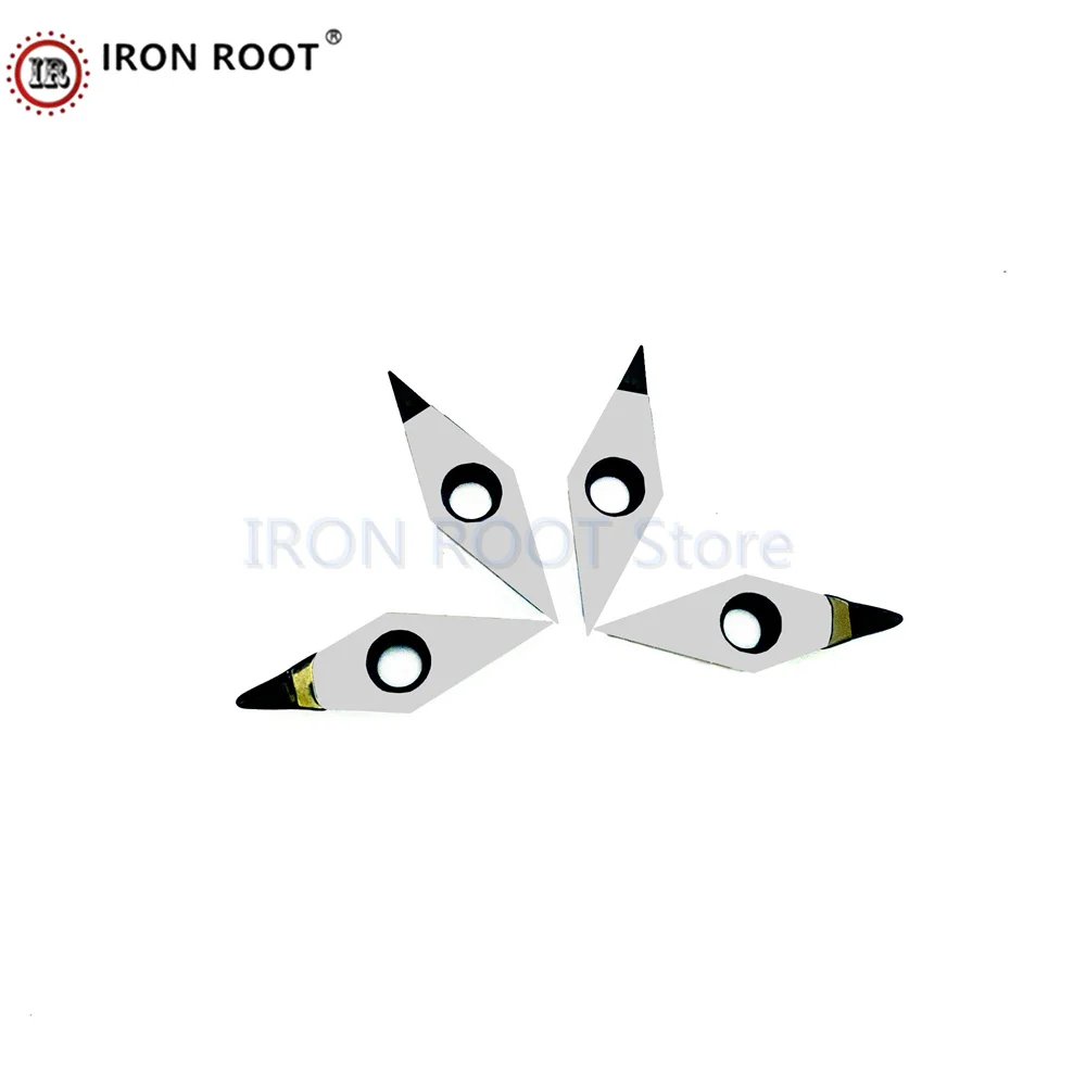 High-precision 2pcs VCGW 160402 PCD Diamond  insert CNC Turning Tool For SVVCN Tool Holder
