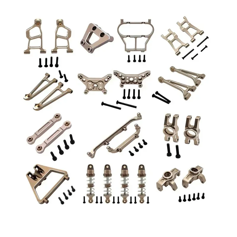 

FOR MJX 1/14 14211 RC Car Accessories Metal Upgrade Shock Absorber Swing Arm Rear Cup Spare Parts