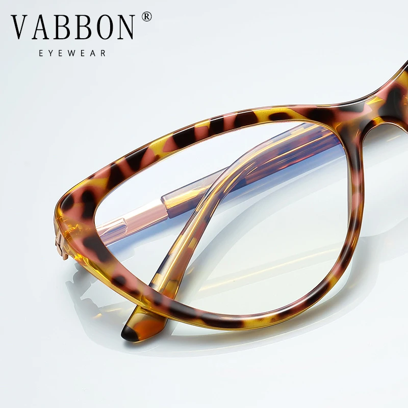 Vabbon المألوف خفيفة للغاية Tr إطار نظارات مخصصة العصرية المرأة مكافحة نظارات الضوء الأزرق الرجعية وصفة طبية نظارات قصر النظر نظارات للقراءة 2232