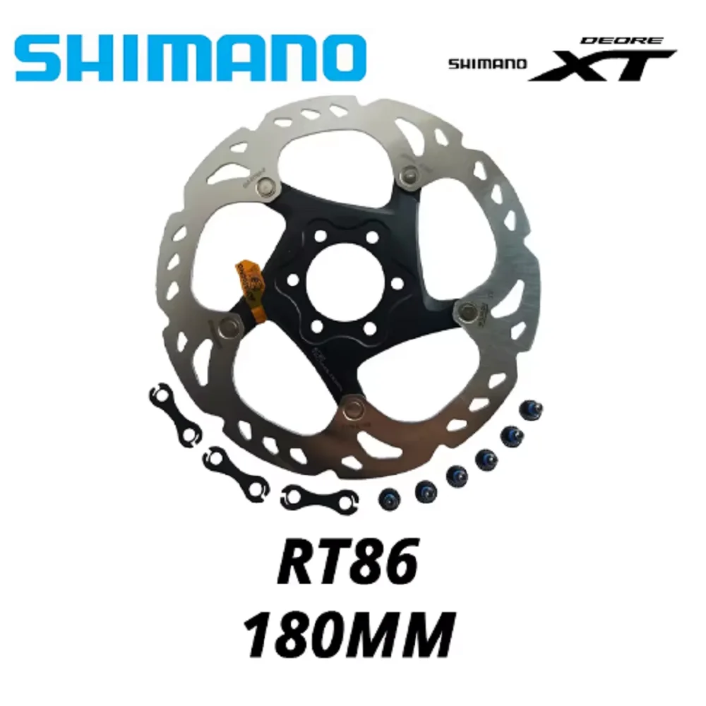 AliExpress UK Shimano Deore XT RT86 Bike Brake Disc 6 Bolt Ice Point Technology MTB Mountain Bicycle Disc 160MM