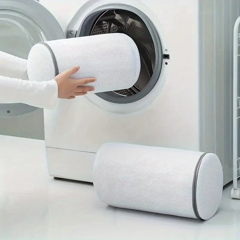 

Цилиндрический мешок для стирки обуви с крупной сеткой, специальный мешок для стирки и защитной сетки для машинной стирки, защитный мешок для стирки обуви и защитный мешок