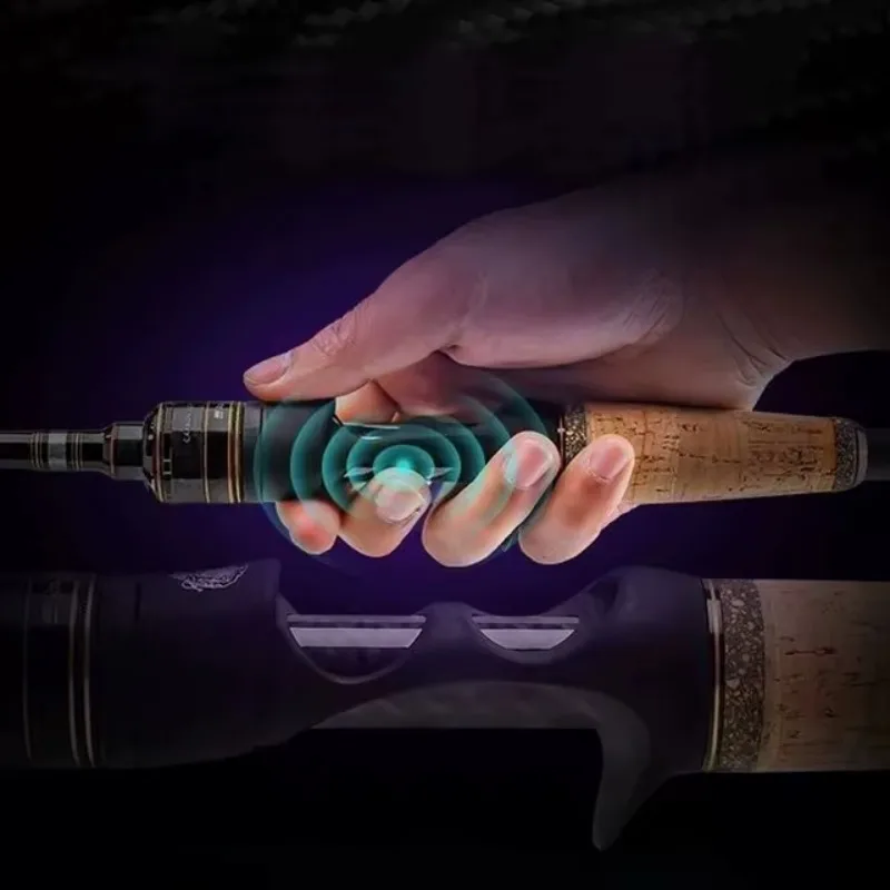 أبو غارسيا 1.98 متر 2.13 متر 2.29 متر ألياف الكربون الغزل الصيد ظهرت قضيب مع المحيط قضيب لصيد الأسماك