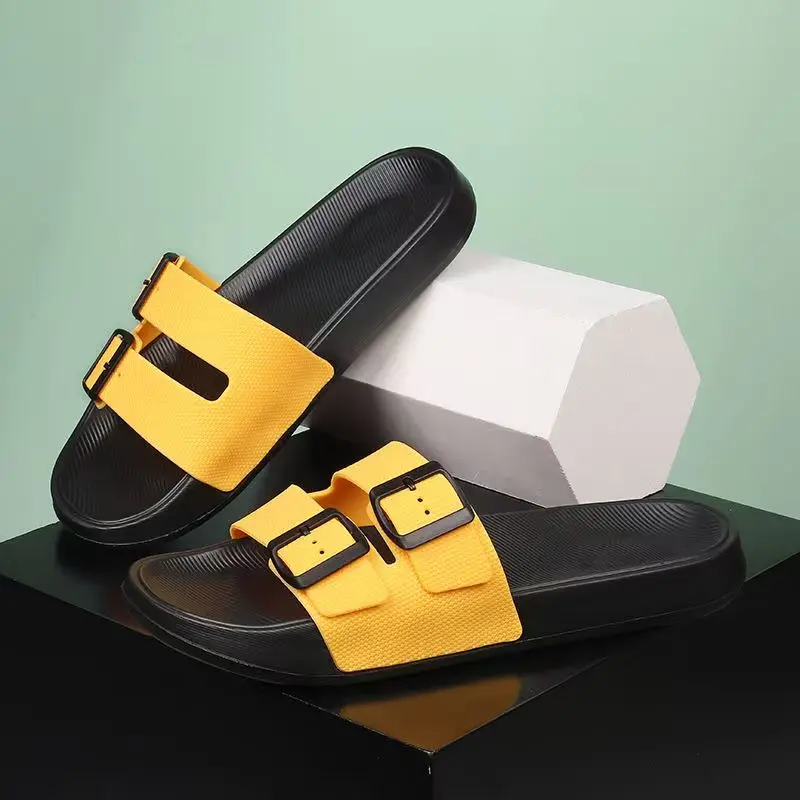 2026 Summer Men's Large Size Slippers Fashion Soft Sole Wear Resistant Non-slip Outdoor Personality Leisure Light Beach Sandals