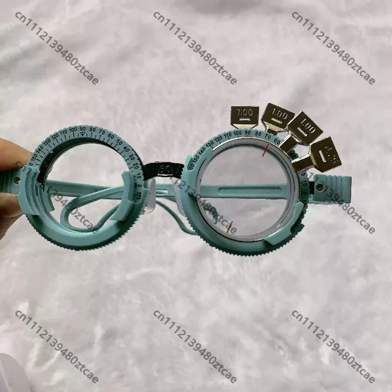 4‑Slot Aviation Aluminum Alloy Spectacle Trial Frame Lens Insertion Test Stand For Optometry Refraction Fitting In Optical Shop