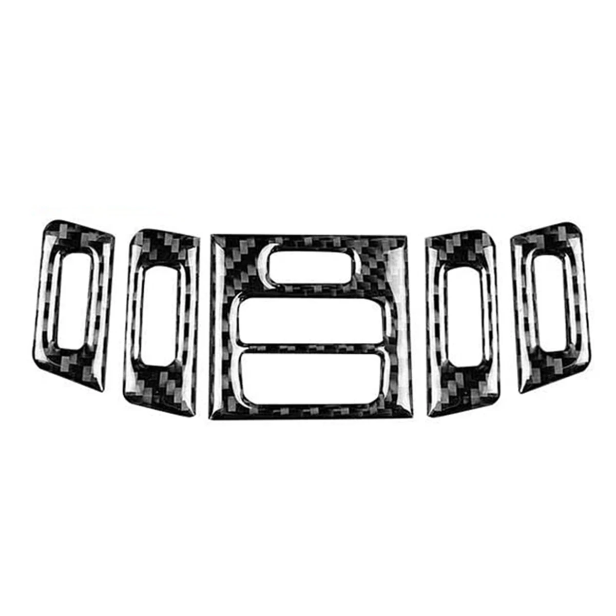Central Air Conditioning Vent Outlet Cover Trim Frame Carbon Fiber for BMW- 3 Series E90 E92 E93 2005-2012 Accessories