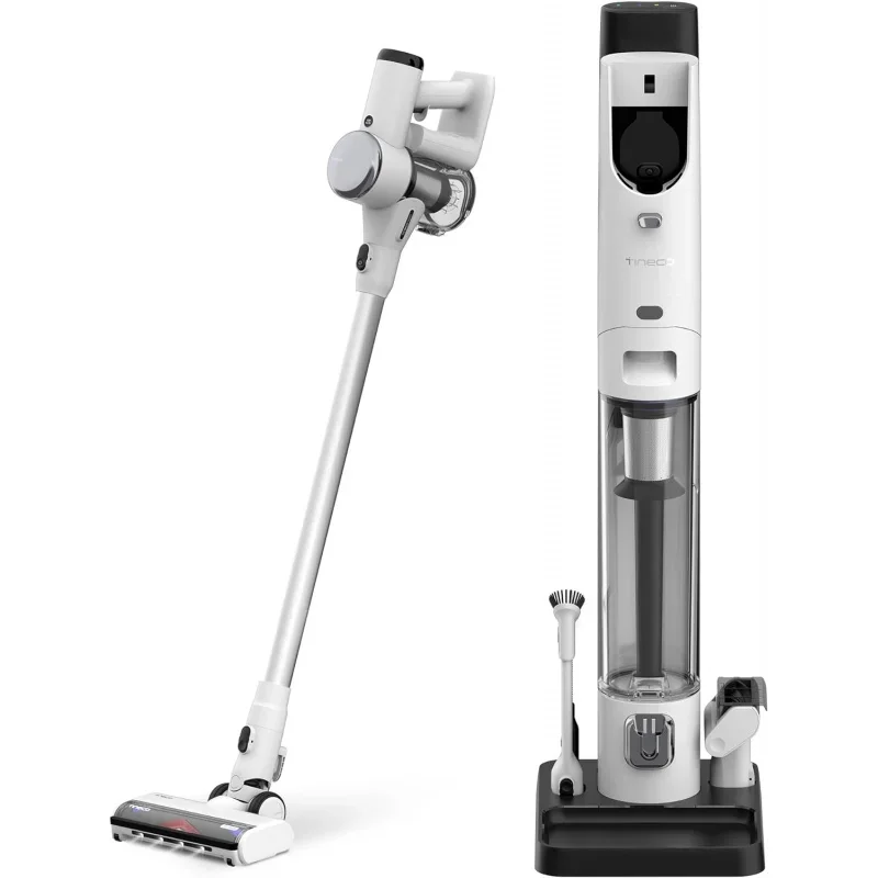 QWTTineco Pure ONE Station Cordles Vacuum Cleaner with 3L Auto Dust Base,Smart Stick Vacuum Cleaner Powerful Suction;Lightweight