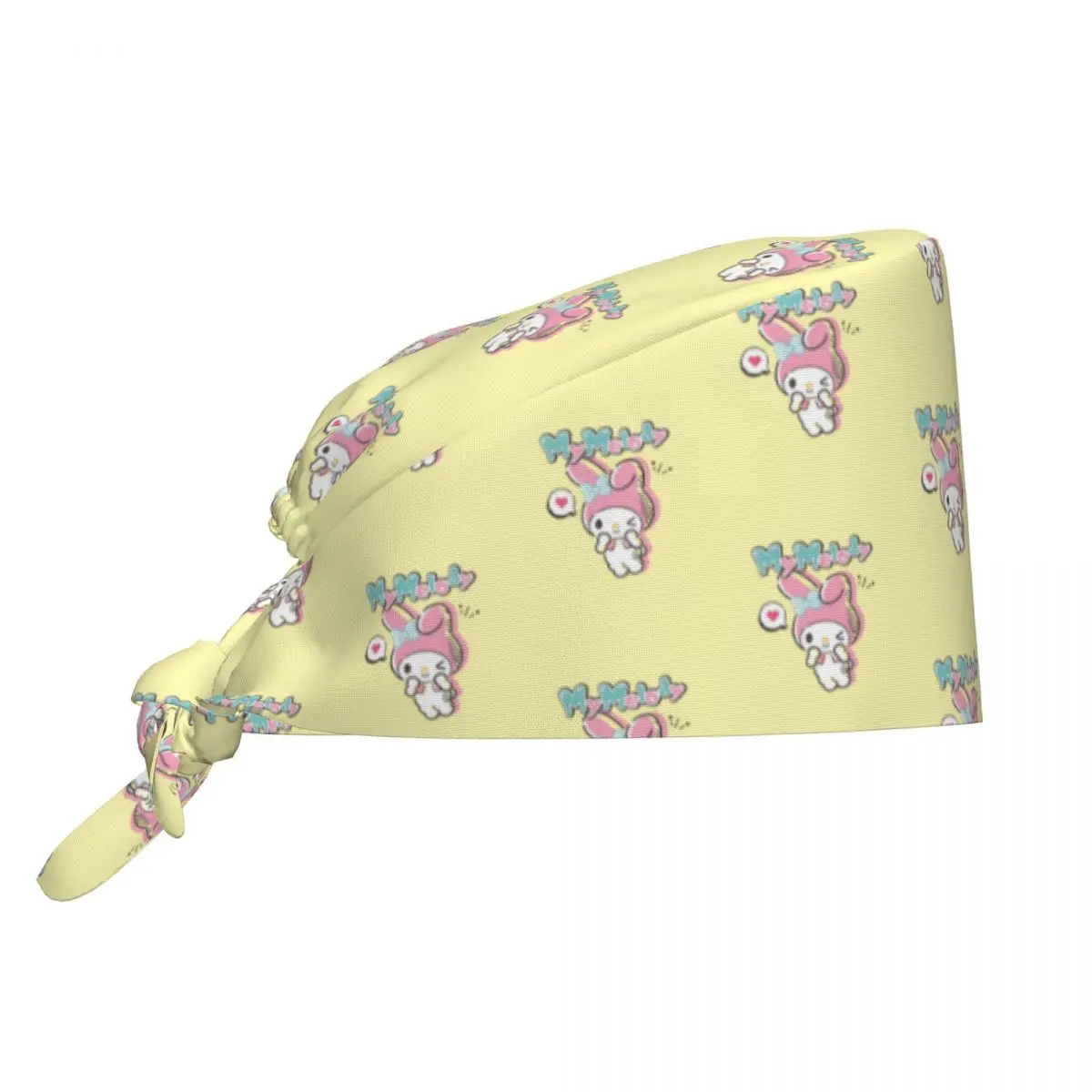 

Custom Adjustable Melody Working Hat Men Women Pink Rabbit Scrub Caps Scrub Nursing Doctor Surgeon Cap for Nurse